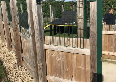 Dogs Trust - Timber & Mesh Compound